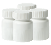 4 generic supplement bottles