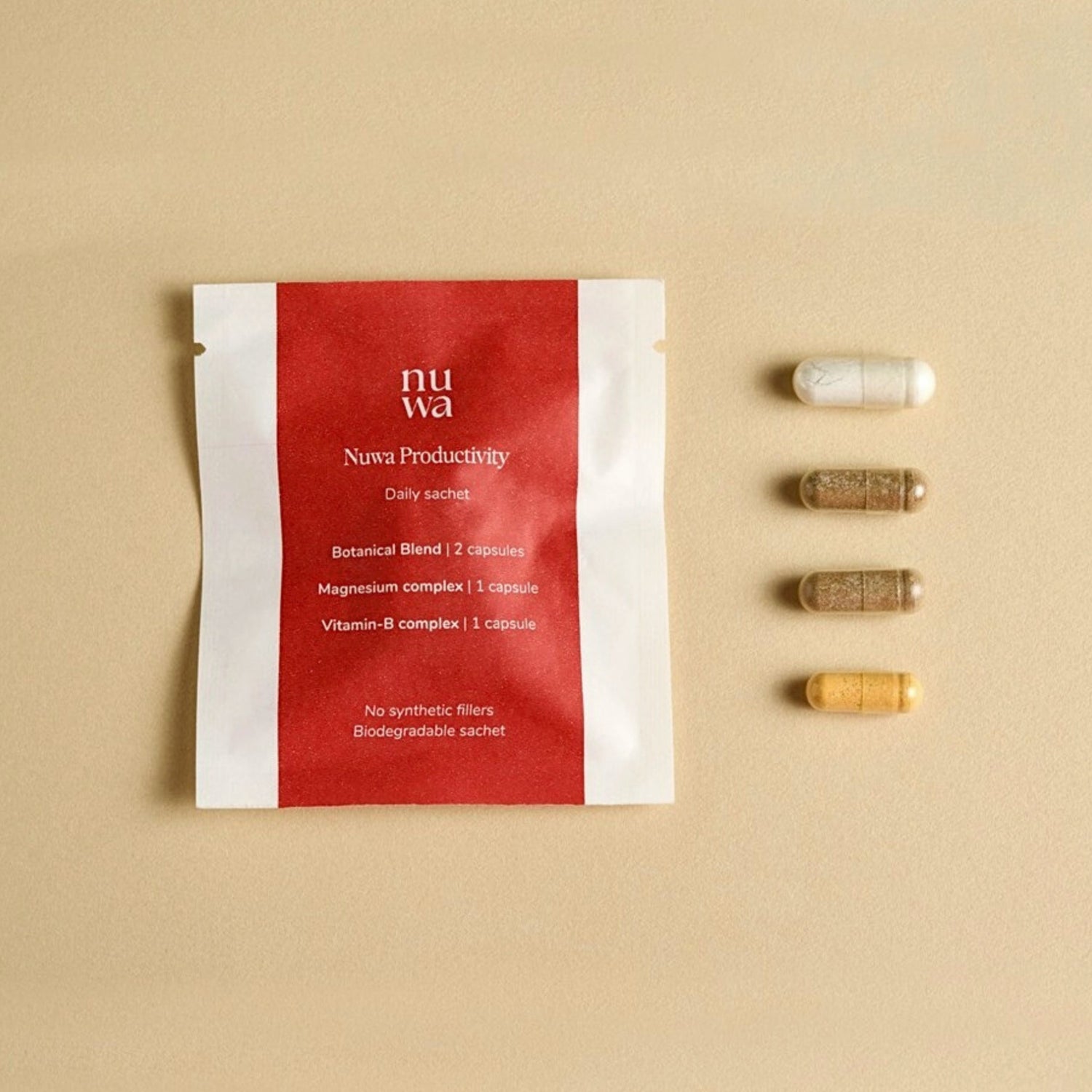 Nuwa Supplement contains 4 capsules 