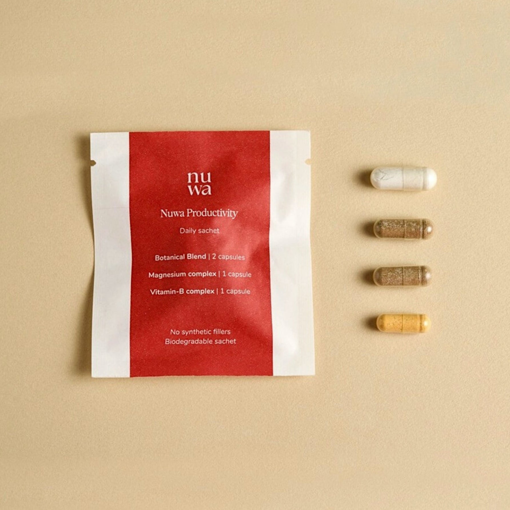 Nuwa Supplement contains 4 capsules 