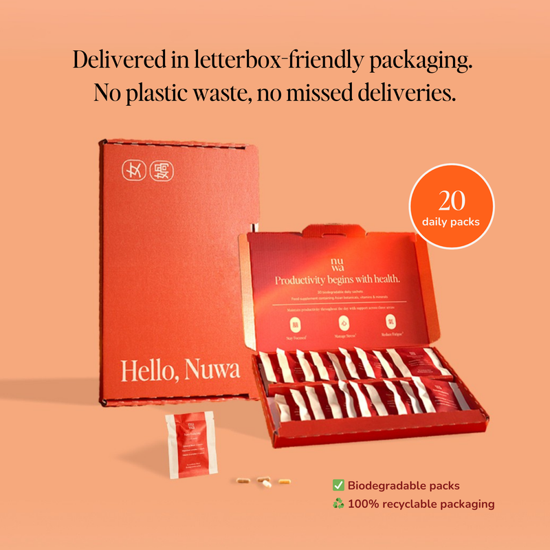 Nuwa letterbox friendly packaging